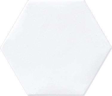 White Hexagon Ceramic Tile, Item M23200