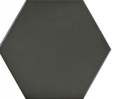 Dark Grey Hexagon Ceramic Tile, Item M23203