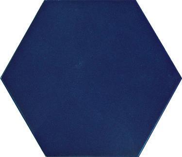 Dark Blue Hexagon Ceramic Tile, Item M23208